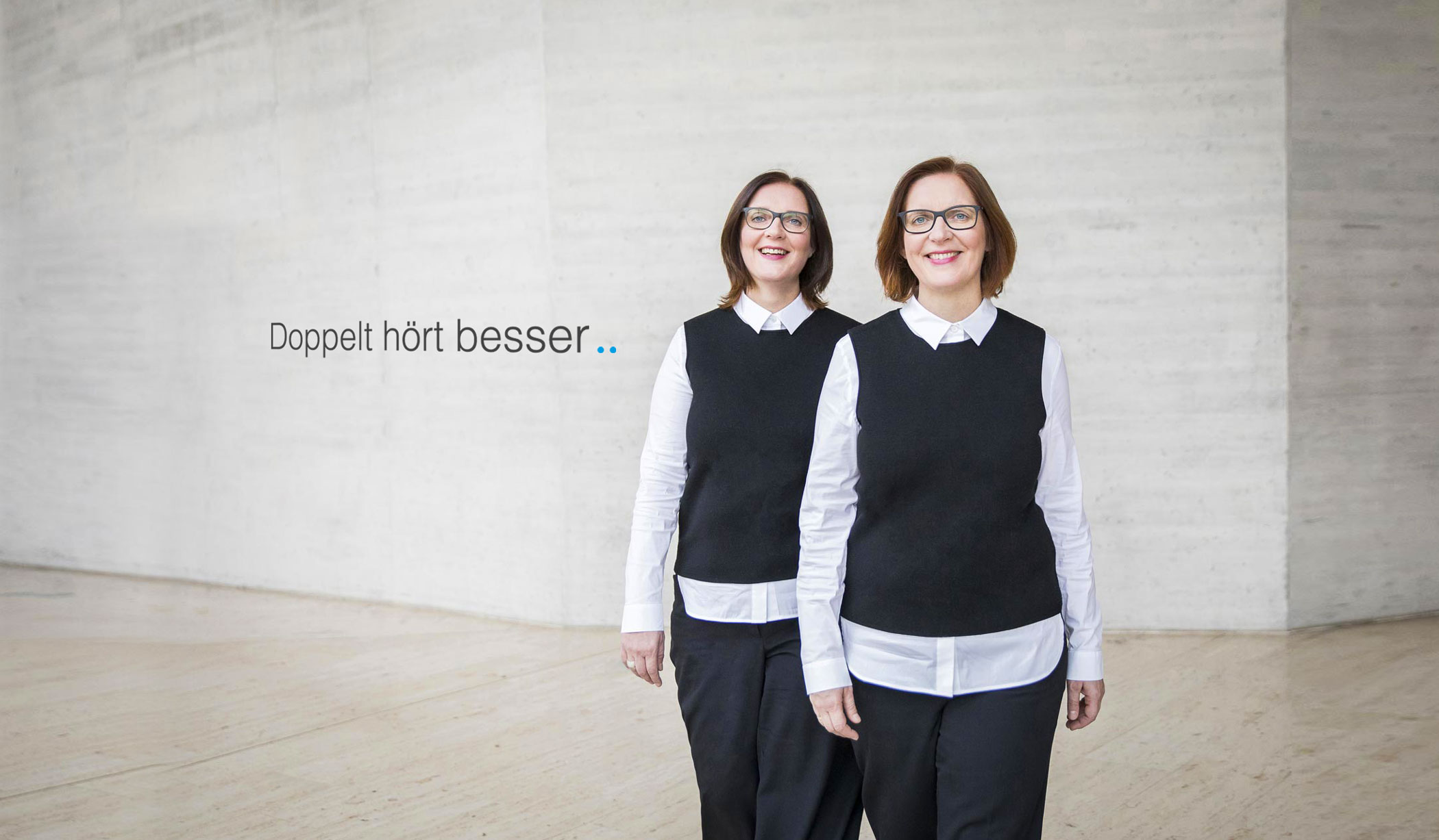 Doppelt hört besser .. Startseite