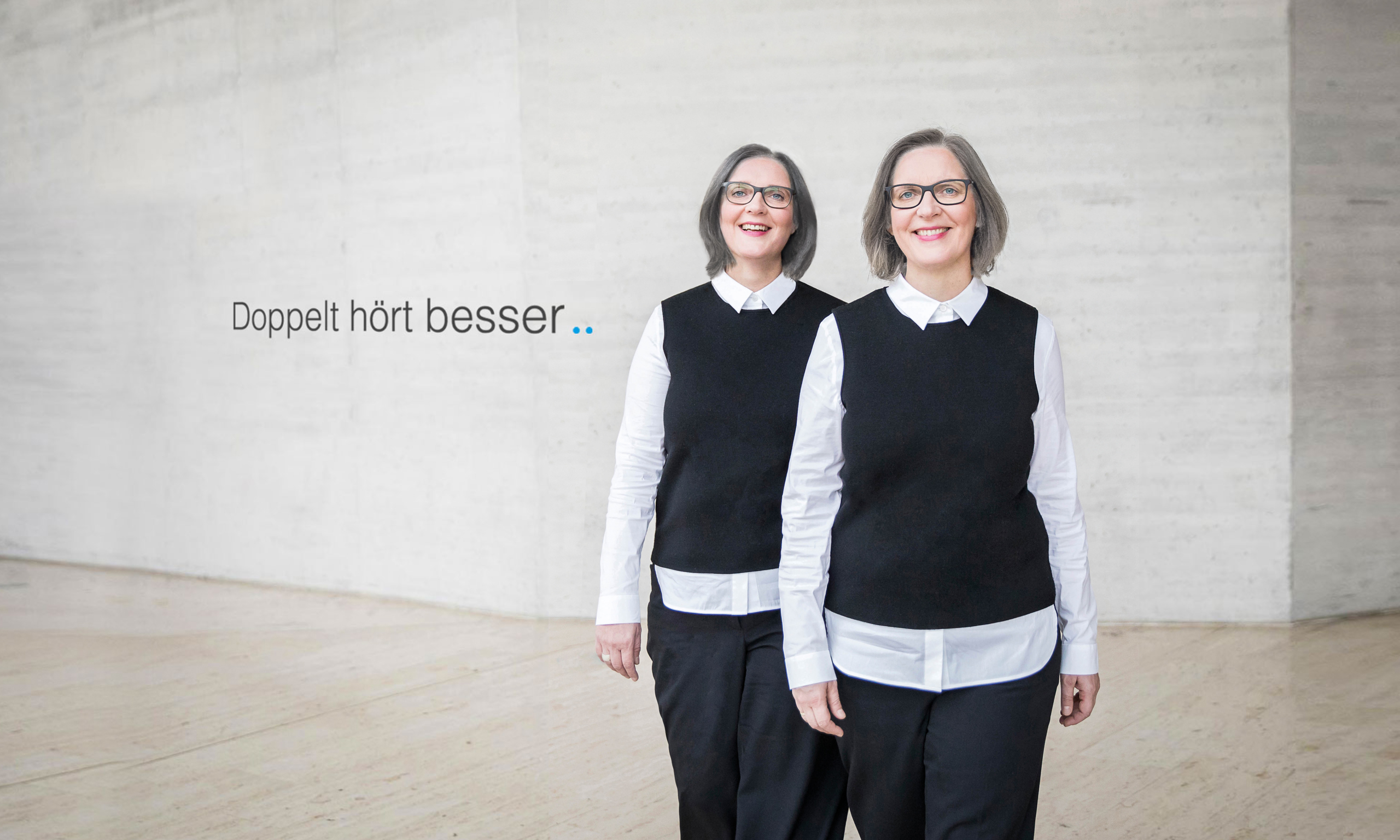 Doppelt hört besser .. Startseite
