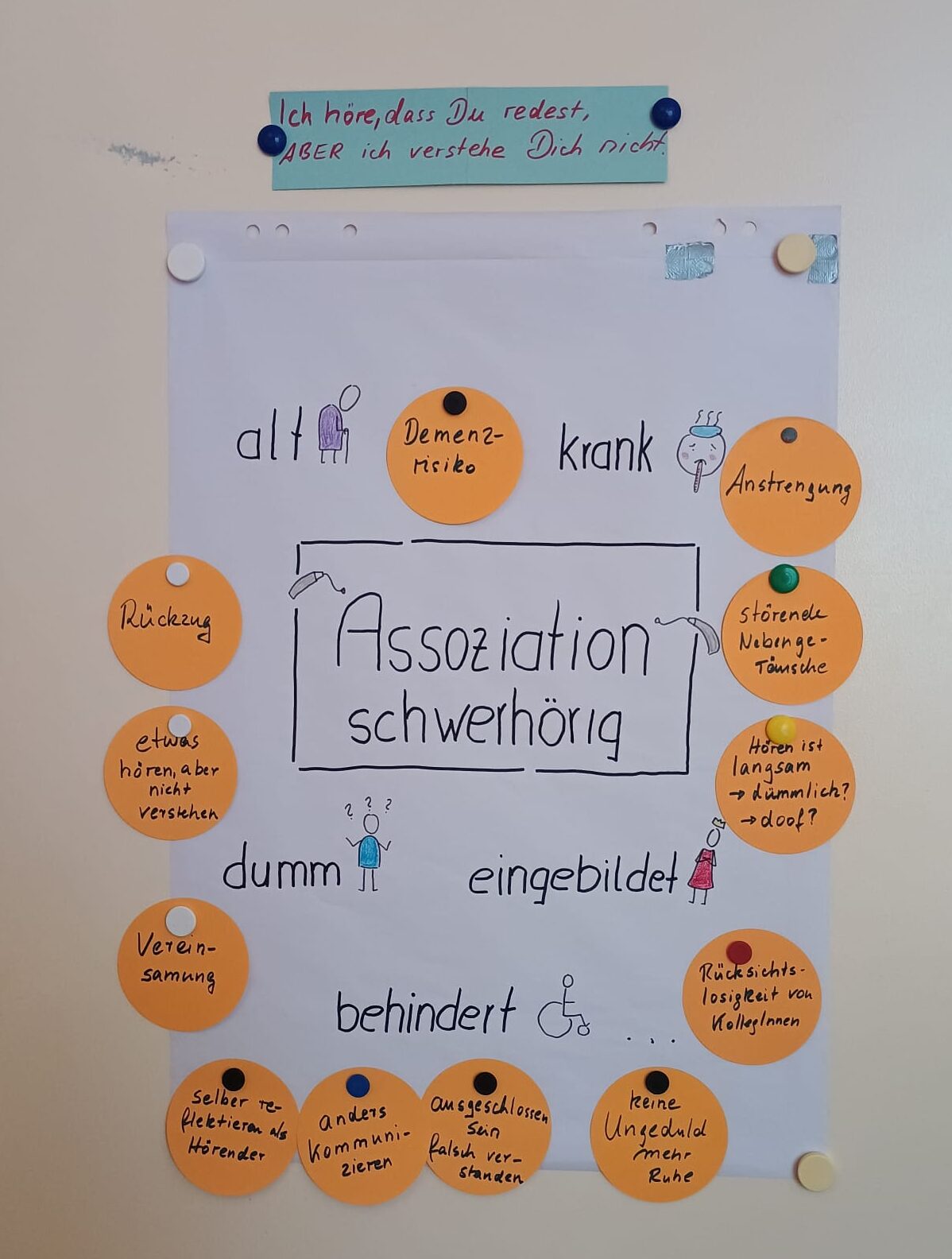 Kollegenseminare für berufstätige schwerhörige Arbeitnehmer*innen und hörende Kolleg*innen